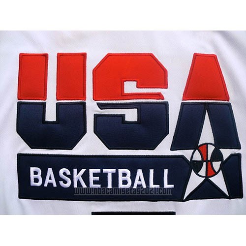 Camiseta USA 1992 Kevin Durant #5 Blanco